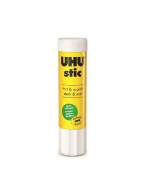 Bâton de colle UHU stic sans solvant 21g - rapide et puissant avec une formule naturelle - lavable à froid