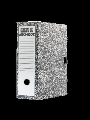 Boîte d'Archive Classique Grise dos de 10 cm pour Documents 24 x 32 cm - Stockage de Fichier Économique
