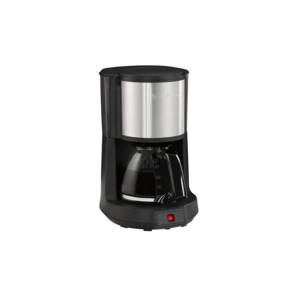 Cafetière filtre moderne en inox brossé et noire, 15 tasses - Découvrez Subito Select de Moulinex