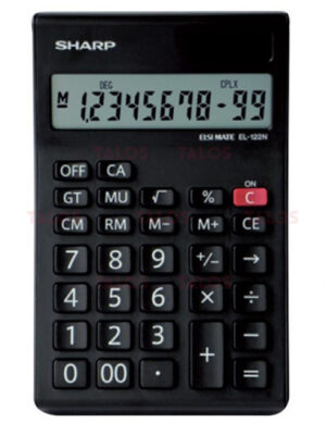 Calculatrice scientifique de bureau 12 chiffres, à piles et solaire - Sharp EL-122N