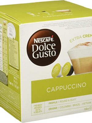 Capsules NESCAFÉ DOLCE GUSTO Cappuccino - Paquet de 16 pour une expérience de café légère et élégante