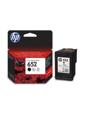 Cartouche d'encre HP 652 noire pour imprimantes DeskJet - F6V25AE