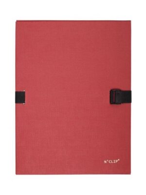 Chemise à Clip Rouge ExaClip : Présentation PVC A4 jusqu'à 30 Feuillets