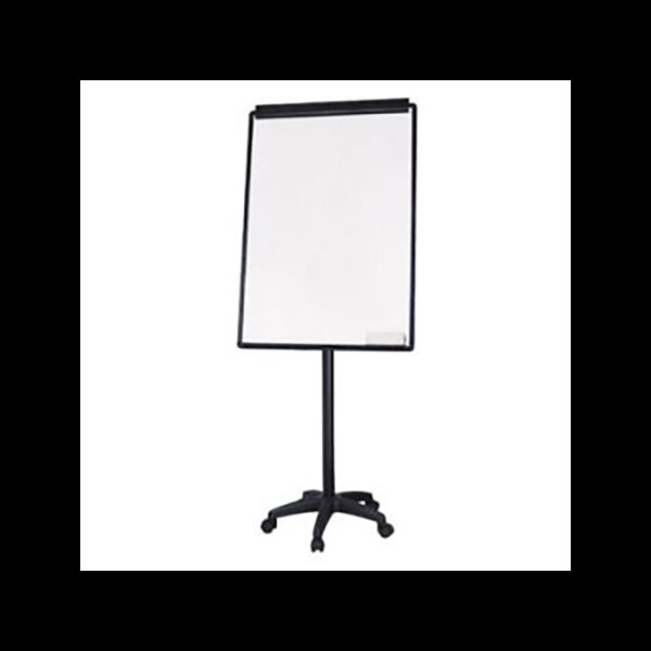 Chevalet Magnétique Mobile Trépied 1m67x75cm en Métal - Tableau Blanc Effaçable à Sec DELI