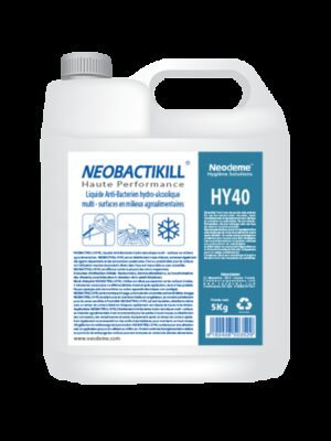 Désinfectant hydroalcoolique multi-surfaces NEOBACTIKILL HY40 - Bidon 5 kg