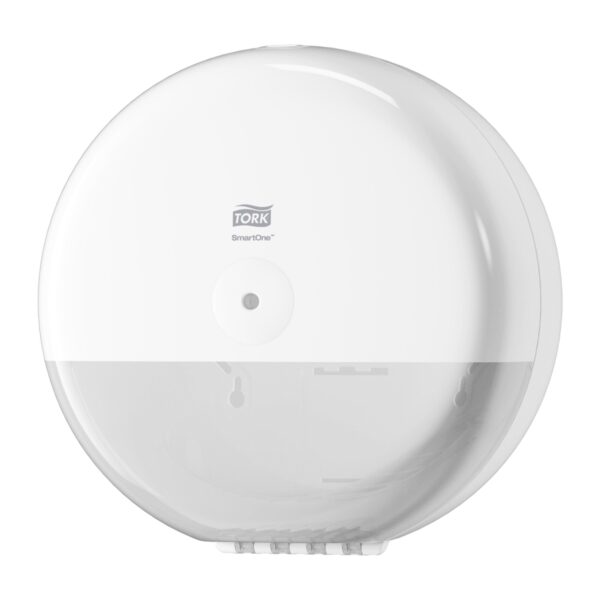 Distributeur Tork SmartOne pour Papier Toilette Rouleau Blanc - Réduction de la Consommation Jusqu'à 40% - Design Fonctionnel et Moderne - Système T8 SmartOne