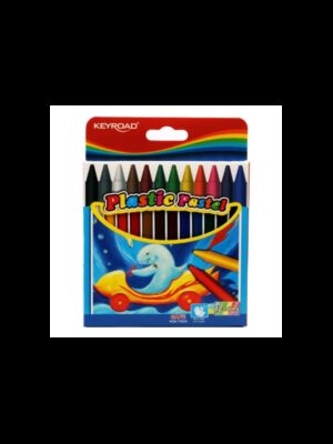 Ensemble de 12 Crayons Pastel Wax GM - Parfait pour les projets artistiques scolaires et à la maison!