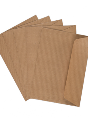 Enveloppe Kraft 162x229 - Pack 500 - Fermeture Renforcée - Grammage 90gr - Blanc