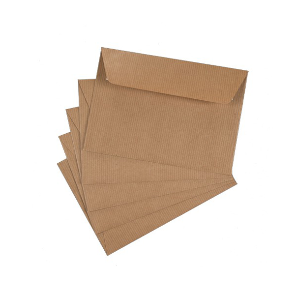 Enveloppe Kraft 176x250 avec fermeture renforcée - Lot de 500 enveloppes - Grammage 90g - Blanc