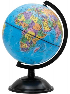 Globe Terrestre Arabe 18.2cm - Idéal pour la Décoration et l'Enseignement!