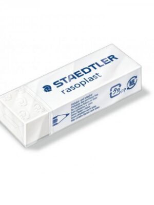 Gomme Staedler Rasoplast pour un effacement de haute qualité - Taille pratique et protection cellophane - Sans phtalate ni latex