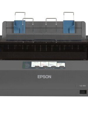 Imprimante Matricielle EPSON LX-350 - Économique et Écologique, 9 Aiguilles, 80 Colonnes, USB, Parallèle et Série