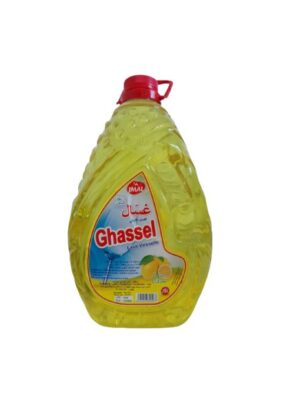 Liquide vaisselle citron Jmal Ghassel ultra concentré - bidon 5L - efficace et économique