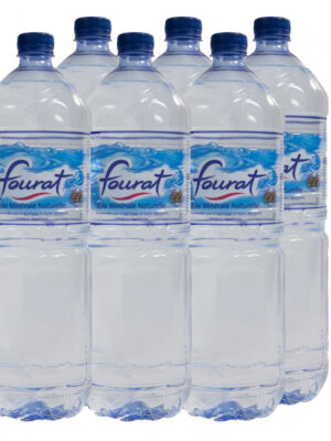 Lot de 6 bouteilles d'eau minérale Jannet de 2L - Hydratation essentielle pour vos événements