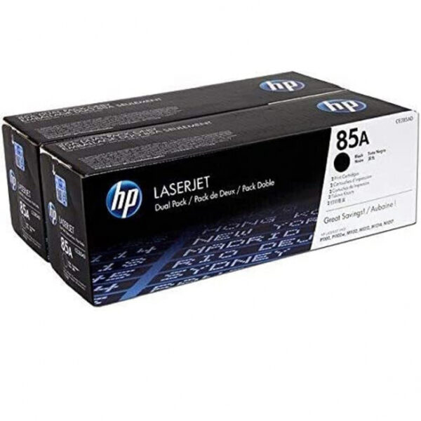 Pack de 2 toners HP 85A d'origine pour imprimante LaserJet