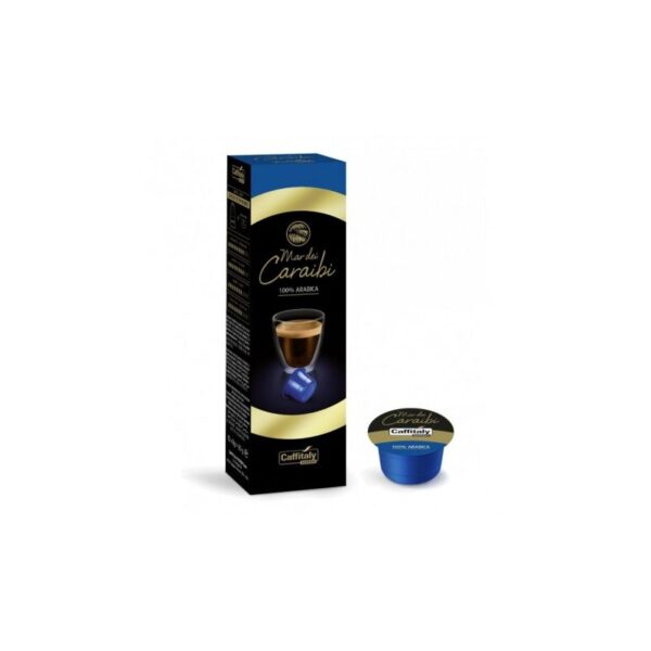 Paquet de 10 capsules de café 100% Arabica des Caraïbes pour un équilibre parfait en tasse – saveurs de pistache, cacao et tabac