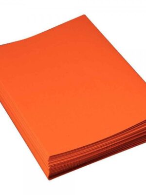 Paquet de 100 chemises cartonnées Exacompta Super - couleur orange 160g - format 24 x 32 cm