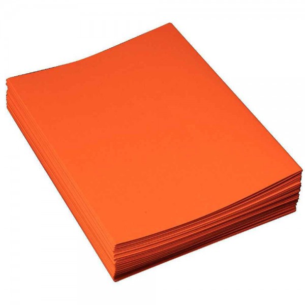 Paquet de 100 chemises cartonnées Exacompta Super - couleur orange 160g - format 24 x 32 cm