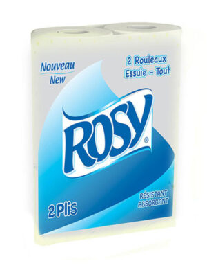 Paquet de 2 Essuie-tout ROSY pour une hygiène impeccable