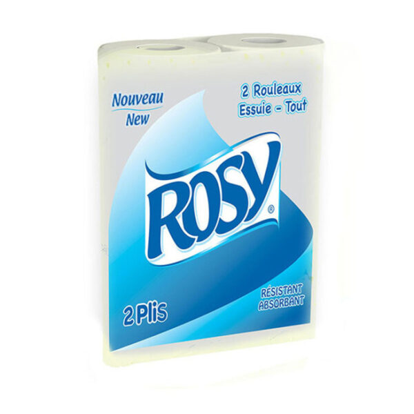 Paquet de 2 Essuie-tout ROSY pour une hygiène impeccable