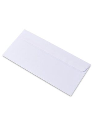 Paquet de 25 enveloppes blanches - Format A4 plié en 2 - Fermeture autocollante - 17*25 mm RIBAT