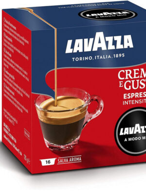 Paquet de 36 capsules Lavazza A Modo Mio, saveur Créama gustative pour un café exceptionnel