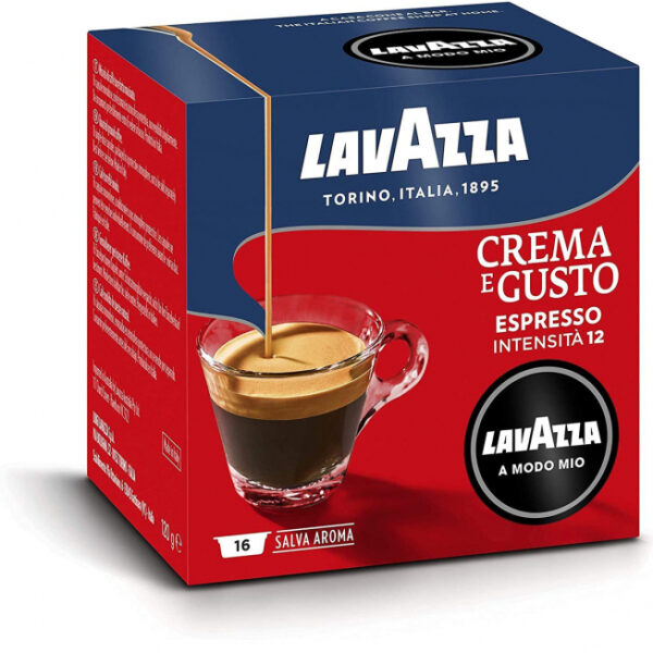 Paquet de 36 capsules Lavazza A Modo Mio, saveur Créama gustative pour un café exceptionnel