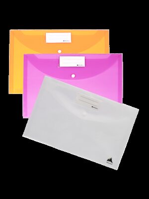 Pochette à bouton A3 ColorProtect- assorties: la solution pratique pour ranger et protéger vos documents