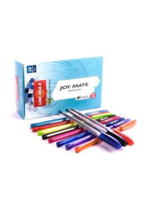 Pochette de 10 stylos à bille JoyMate 1mm pour une écriture fluide - UNIMAX