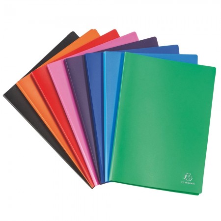 Porte documents A4 en polypropylène avec 160 vues et couleurs assorties - pratique et coloré pour votre classement de documents