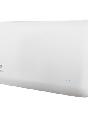 Power Bank Silicon S150 15000 mAh Blanc - Rechargez vos appareils en toute sécurité avec cette banque d'alimentation économique à double sortie