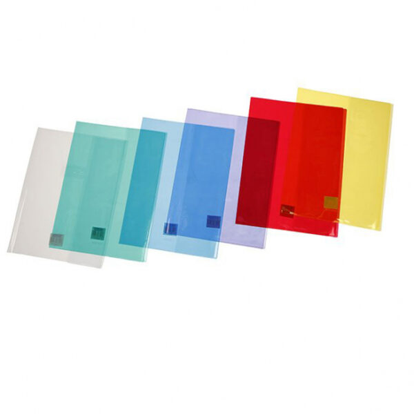 Protège-cahier cristal 17x22 coloré : une protection pratique pour vos cahiers de notes