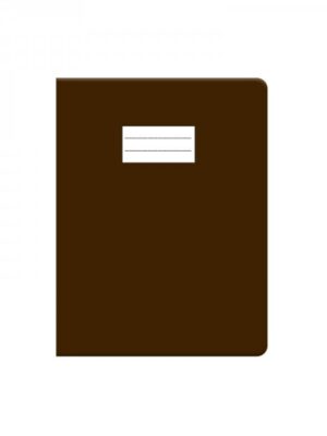 Protège cahier en lin 17*22 cm - Couleur marron pour cahier N°24, 72, 48..