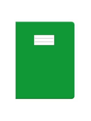 Protège cahier lin vert 17*22 cm - Protection rentrée discount