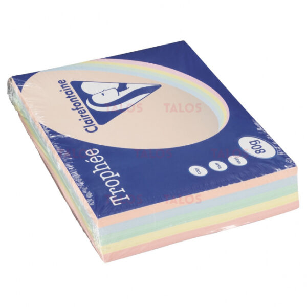 Rame de Papier Assorti Pastel A4 Trophée - 80gr pour une Impression Mémorable