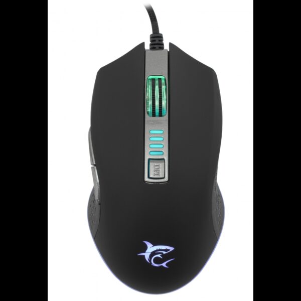 Souris Gaming White Shark Octavius avec Éclairage RGB 16,8 Millions de Couleurs et 6 Boutons