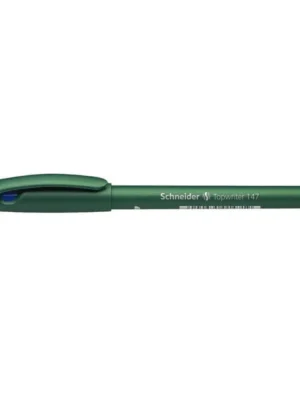 Stylo TOPWRITER 147 Pointe Fibre 0,6mm Bleu - Écriture fluide et durable - Résiste à la sécheresse pour 2-3 jours