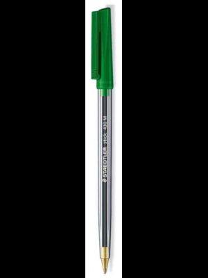 Stylo à bille vert, Largeur 0,35mm, Sécurité avion - STAEDTLER Stick 430