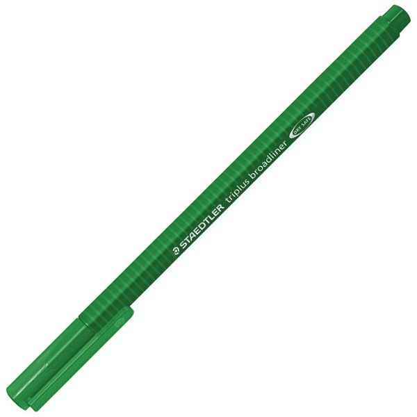 Stylo feutre Fineliner et Broadliner Triplus en vert saule - Staedtler 0,8mm