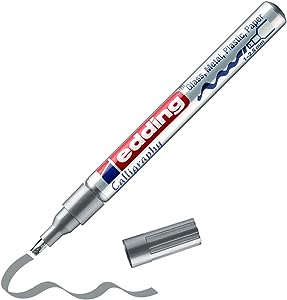 Stylo feutre Paint Marker argent laqué 753 pour calligraphie - fournitures de bureau