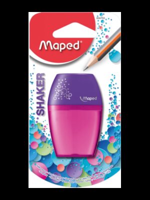 Taille-crayon Shaker 1 trou de Maped - Le choix de trois couleurs!