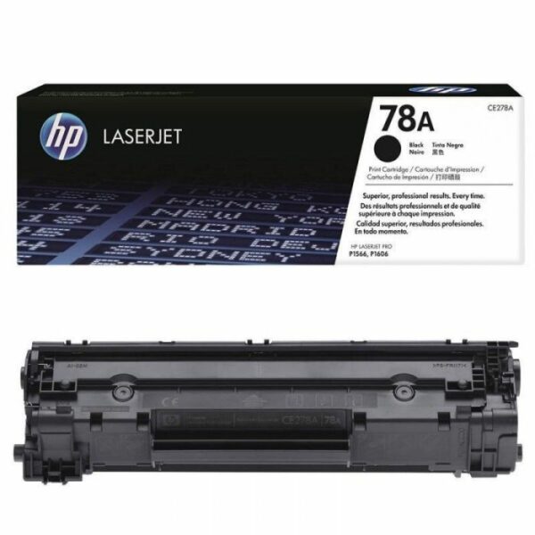 Toner compatible HP 78A noir pour imprimante laser avec une capacité de 2100 pages