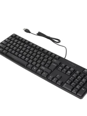 Clavier Arabe/Français M715 + Souris - Connexion USB, Langue Arabe/Française, 104 Touches - Noir