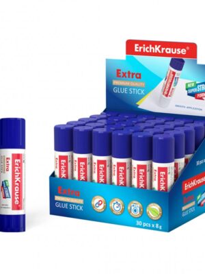 Bâton de colle extra forte 8g pour bureau - formule PVP rapide et économique