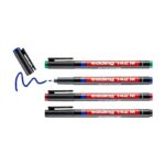 Marqueur Permanent Moyen 142M - Rouge Edding : écriture durable sur surfaces plastiques!