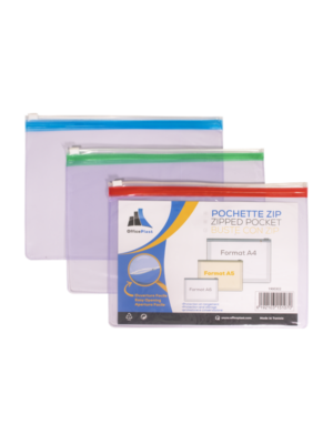 Pochette A4 avec Zip Colorprotect : Protégez Vos Documents en Toute Couleur