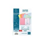 Lot de 250 sous-chemises Exacompta Super PQ 60g assorties - Organisation de vos documents avec élégance