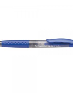 Stylo Gel à bille rétractable Gelion 1 - bleu (0,4mm) avec grip caoutchouté et cartouche rechargeable