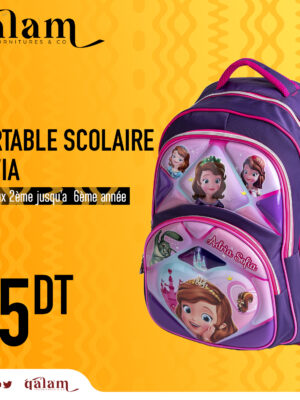 Cartable scolaire d'école primaire pour Fille 2ème jusqu’au 6ème