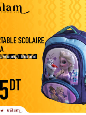 Cartable scolaire d'école primaire pour Fille 2ème jusqu’au 6ème